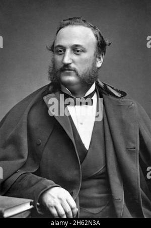 IRA David Sankey (1840-1908), inno scrittore americano, arrangiatore e cantante gospel associato con l'evangelista D.L. Moody. Foto di W&D Downey, Londra, 1874. Foto Stock