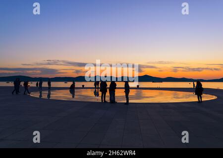 Zara saluto all'installazione di Sun Lightshow Foto Stock