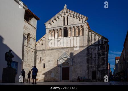 chiesa di st. krsevan su piazza san krsevan in zadar, dalmazia, croazia Foto Stock