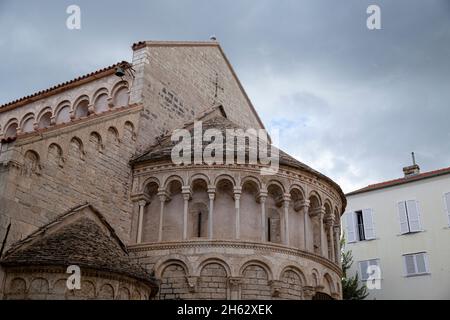 chiesa di st. krsevan su piazza san krsevan in zadar, dalmazia, croazia Foto Stock