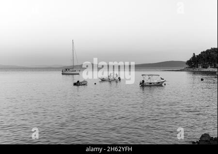 spiaggia di labadusa, isola di ciovo, croazia Foto Stock