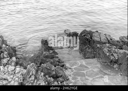 spiaggia di labadusa, isola di ciovo, croazia Foto Stock