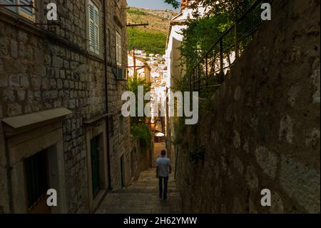 dubrovnik,croazia - famosa come atterraggio del re nel gioco della serie tv dei troni Foto Stock