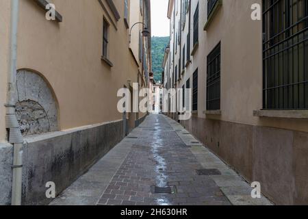 facciata della cattedrale di como (cattedrale di santa maria assunta duomo di como),lombardia,italia Foto Stock