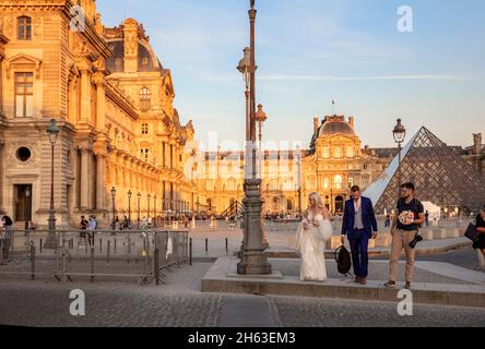 francia,parigi,1. circondario,atmosfera serale, Foto Stock