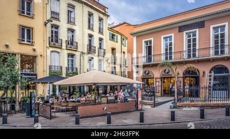 place de verdun a perpignan. Foto Stock