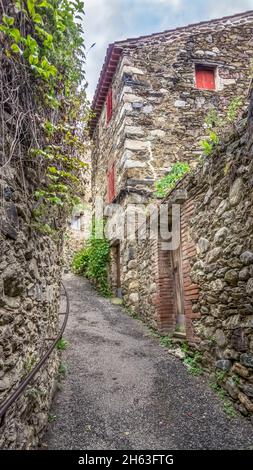 vicolo in boulle d'amont. Foto Stock