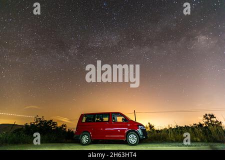 di notte nel parco nazionale della sierra de las nieves, andalusia, spagna Foto Stock