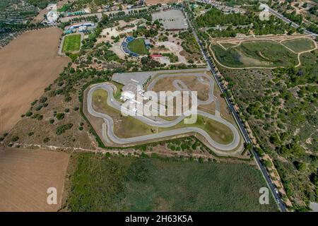 veduta aerea,kart magaluf go-kart track,magaluf,calvià,mallorca,isole baleari,spagna Foto Stock