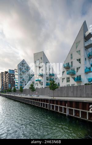 casa moderna 'eisberg' in aarhus, jutland, danimarca Foto Stock