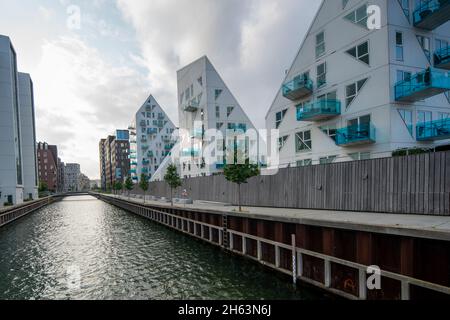 casa moderna 'eisberg' in aarhus, jutland, danimarca Foto Stock