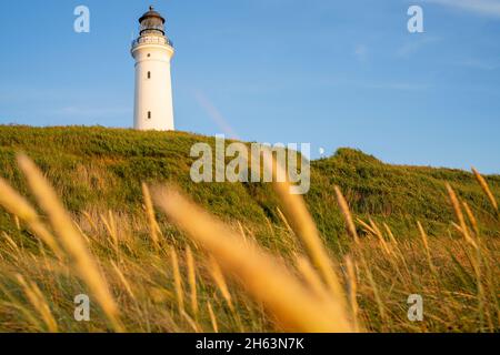 faro hirtshals fyr, jutland settentrionale, danimarca Foto Stock