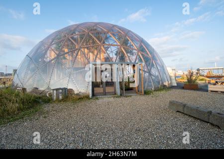 cupola di visione, simbolo di architettura verde, aarhus, jutland, danimarca Foto Stock