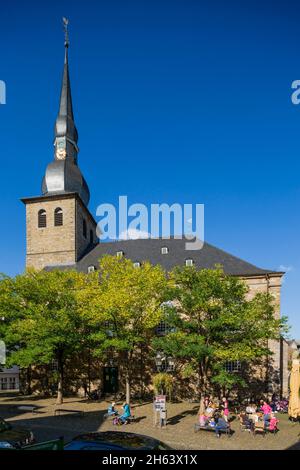 germania,velbert,velbert-langenberg,bergisches land,niederbergisches land,niederberg,renania,renania settentrionale-vestfalia,nrw,vecchia chiesa evangelica,barocca Foto Stock