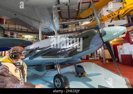 inghilterra, southampton, solent sky museum, mostra di vari aerei storici Foto Stock