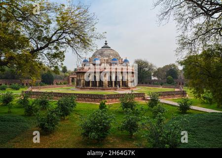 Tomba di Isa Khan Foto Stock