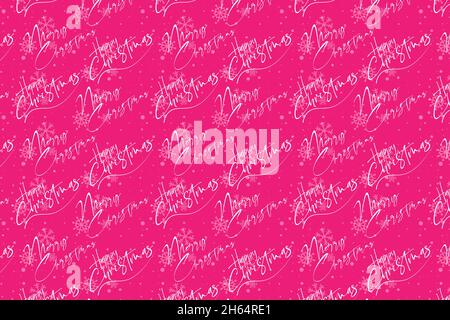 Felice e buon Natale senza soluzione di continuità vettore modello festivo moderno vettore EPS design per carta, poster, banner, carta da imballaggio, etichetta ecc Illustrazione Vettoriale