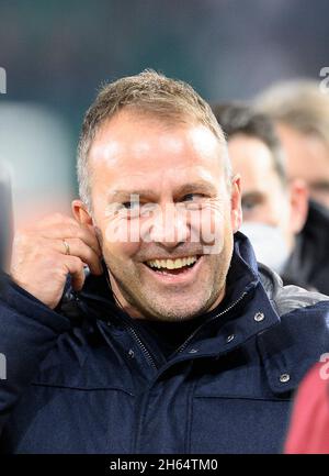 Wolfsburg, Germania. 11 novembre 2021. Allenatore/Bundescoach Hans-Dieter 'Hansi' FLICK Soccer Laenderspiel, World Cup Qualification Group J Matchday 9, Germania (GER) - Liechtenstein (LIE), su 11.11.2021 a Wolfsburg/Germania. Â Credit: dpa/Alamy Live News Foto Stock