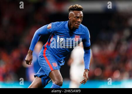 Londra, Regno Unito. 12 novembre 2021. Tammy Abraham of England durante la Coppa del mondo FIFA 2022 Qualificing Group incontro tra Inghilterra e Albania al Wembley Stadium il 12 novembre 2021 a Londra, Inghilterra. (Foto di Daniel Chesterton/phcimages.com) Credit: PHC Images/Alamy Live News Foto Stock