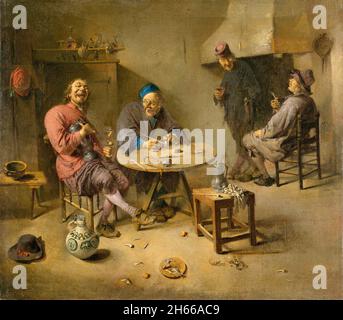 Abraham Diepraam - la Taverna - 1665 Foto Stock