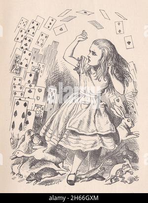 Alice's Adventures in Wonderland - Illustrazione 1907. Foto Stock