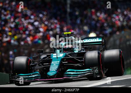 05 VETTEL Sebastian (ger), Aston Martin F1 AMR21, in azione durante la Formula 1 Heineken Grande Premio De Sao Paulo 2021, Grand Prix di San Paolo, 19° round del Campionato del mondo FIA Formula uno 2021 dal 12 al 14 novembre 2021 sul circuito Interlagos, a San Paolo, Brasile - Foto: Florent Gooden/DPPI/LiveMedia Foto Stock