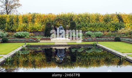 Kensington Palace e Princess Diana Memorial, Londra, 2021 Foto Stock