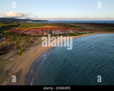 Saltstagni a Saltond Beach vicino Hanapepe su Kauai Foto Stock