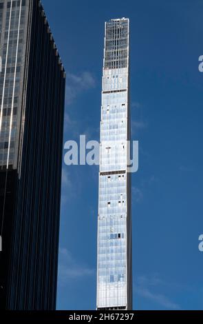 Steinway Tower, 111 W. 57th Street, NYC, USA, 2021 Foto Stock