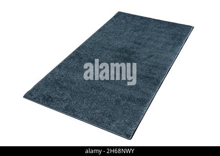 Moquette che copre lo sfondo. Motivo e texture del tappeto grigio. Spazio copia . Foto di alta qualità Foto Stock