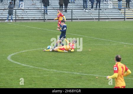 KSC U19 vs SpVgg Unterhaching, A-Junioren Bundesliga Karlsruher SC vs spvgg Unterhaching Youth League, Karlsruhe Wildparksta Foto Stock