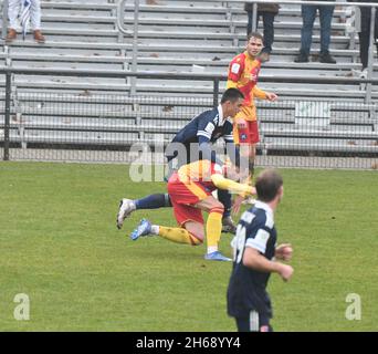 KSC U19 vs SpVgg Unterhaching, A-Junioren Bundesliga Karlsruher SC vs spvgg Unterhaching Youth League, Karlsruhe Wildparksta Foto Stock