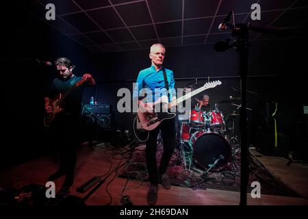 13 novembre 2021, bagni di Tivoli, Italia: Diaframma Live al messaggio musicale, 13 novembre 2021, bagni di Tivoli, Italia (Credit Image: © Domenico Cippitelli/Pacific Press via ZUMA Press Wire) Foto Stock