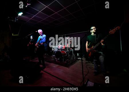 13 novembre 2021, bagni di Tivoli, Italia: Diaframma Live al messaggio musicale, 13 novembre 2021, bagni di Tivoli, Italia (Credit Image: © Domenico Cippitelli/Pacific Press via ZUMA Press Wire) Foto Stock