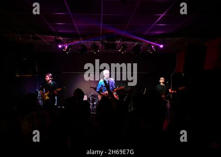 13 novembre 2021, bagni di Tivoli, Italia: Diaframma Live al messaggio musicale, 13 novembre 2021, bagni di Tivoli, Italia (Credit Image: © Domenico Cippitelli/Pacific Press via ZUMA Press Wire) Foto Stock