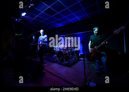 13 novembre 2021, bagni di Tivoli, Italia: Diaframma Live al messaggio musicale, 13 novembre 2021, bagni di Tivoli, Italia (Credit Image: © Domenico Cippitelli/Pacific Press via ZUMA Press Wire) Foto Stock