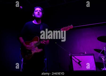 13 novembre 2021, bagni di Tivoli, Italia: Edoardo Daidone dei Diaframma Live al messaggio musicale, 13 novembre 2021, bagni di Tivoli, Italia (Credit Image: © Domenico Cippitelli/Pacific Press via ZUMA Press Wire) Foto Stock