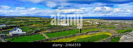 Inishman sulle Isole Aran, Contea di Galway, Irlanda Foto Stock