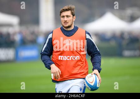 Stadio Monigo, Treviso, Italia, 13 novembre 2021, Giovanni Pettinelli (Italia) ritratto durante Test Match 2021, Italia vs Argentina - Nazioni d'autunno Foto Stock