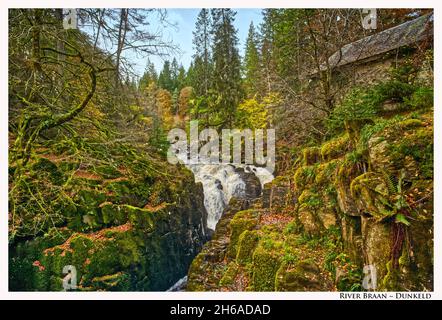 Killiecrankie - Dunkeld - Perthshire - Scozia Foto Stock