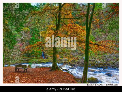 Killiecrankie - Dunkeld - Perthshire - Scozia Foto Stock