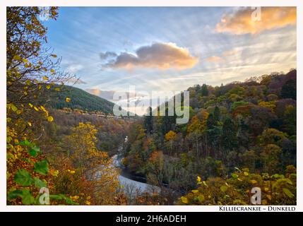 Killiecrankie - Dunkeld - Perthshire - Scozia Foto Stock