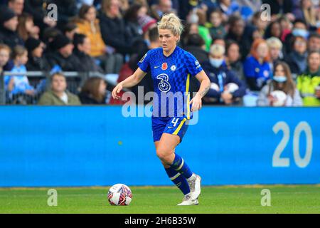 Manchester, Regno Unito. 14 novembre 2021. Millie Bright #4 di Chelsea a Manchester, Regno Unito il 11/14/2021. (Foto di Conor Molloy/News Images/Sipa USA) Credit: Sipa USA/Alamy Live News Foto Stock