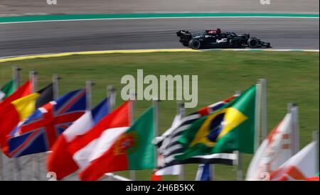 São PAULO, SP - 14.11.2021: GRANDE PRÊMIO São PAULO 2021 DE F'RMULA 1 - PILOTA del team MERCEDES Lewis Hamilton durante il Gran Premio di Formula 1 di São Paulo 2021 tenuto all'autodromo Jose Carlos Pace di Interlagos, São Paulo, SP. (Foto: Rodolfo Buhrer/la Imagem/Fotoarena) Foto Stock