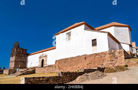 Chiesa di nostra Signora dell'Assunzione a Giuli, Perù Foto Stock