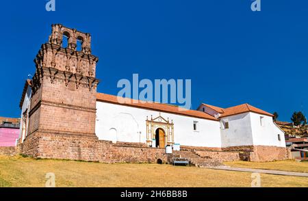 Chiesa di nostra Signora dell'Assunzione a Giuli, Perù Foto Stock