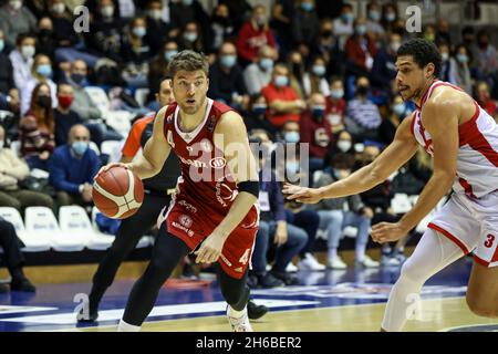 Allianz Dome, Trieste, Italia, 14 novembre 2021, Juan M. Fernandez (Allianz Pallacanestro Trieste) durante Allianz Pallacanestro Trieste vs Openjobmetis Varese - Campionato Italiano di Basket Serie A. Foto Stock