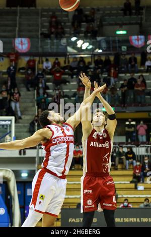 Allianz Dome, Trieste, Italia, 14 novembre 2021, Juan M. Fernandez (Allianz Pallacanestro Trieste) durante Allianz Pallacanestro Trieste vs Openjobmetis Varese - Campionato Italiano di Basket Serie A. Foto Stock