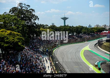 SP - Sao Paulo - 11/14/2021 - FORMULA 1 GP BRASIL 2021, GARA - pubblico presente durante la gara del Gran Premio di San Paolo per il circuito mondiale di Formula 1 nella stagione 2021. Foto: Duda Bairros/AGIF/Sipa USA Foto Stock