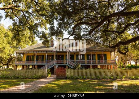 Scenografica storica Laura Plantation in Louisiana, USA Foto Stock